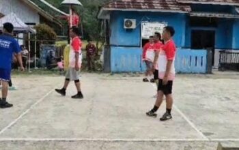 Tim voli Polsek Bojongmanik saat bertanding di turnamen HUT RI ke-80