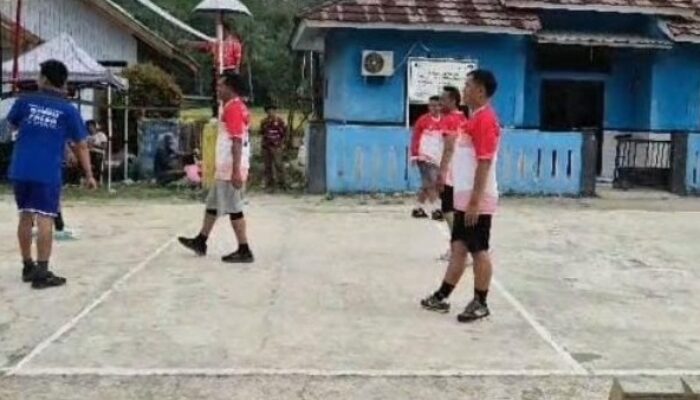 Polsek Bojongmanik Bungkam Tim Kecamatan di Turnamen Voli HUT RI ke-80