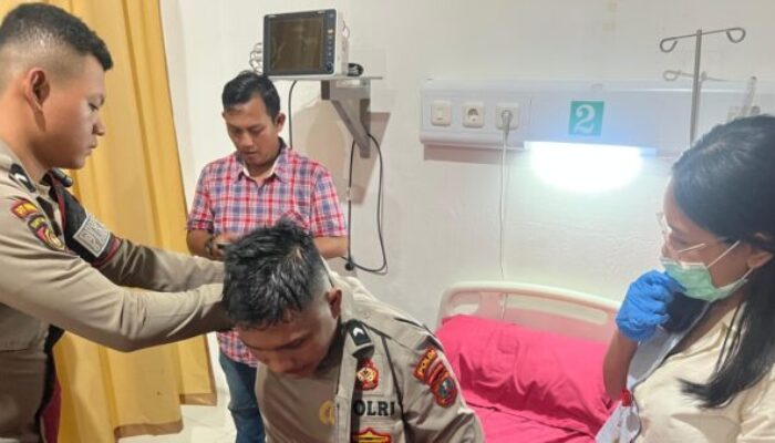 Ricuh Unjuk Rasa di DPRD Sumut, Polisi Alami Luka Akibat Bentrokan Massa