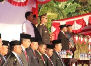 Kapolda Papua Tengah Hadiri Upacara Taptu HUT RI ke-80 di Bandara Lama Nabire