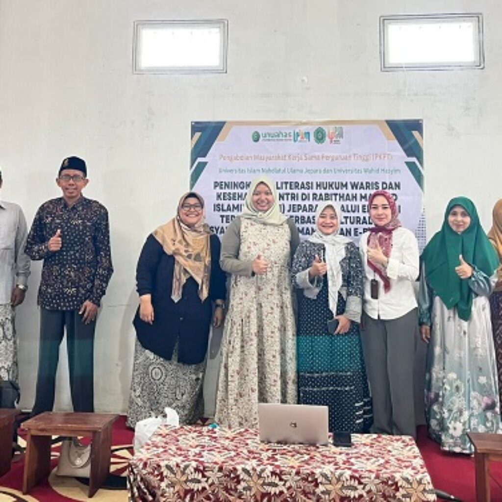 Kolaborasi Unwahas–UNISNU Hadirkan Program Literasi Hukum Waris dan Kesehatan Santri di Jepara