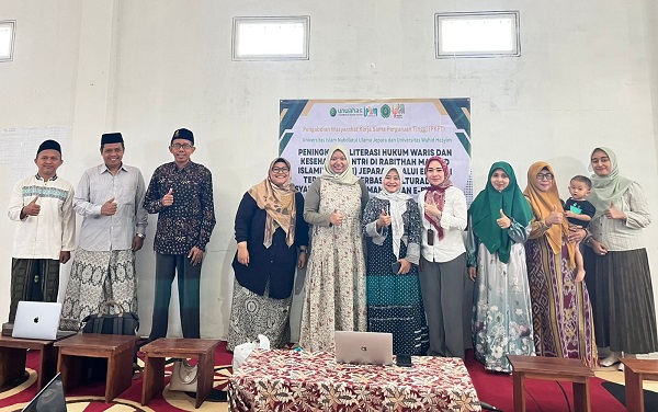 Kolaborasi Unwahas–UNISNU Hadirkan Program Literasi Hukum Waris dan Kesehatan Santri di Jepara