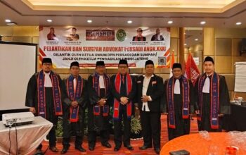 Pelantikan dan Sumpah Advokat Persadi Jateng-DIY, 108 Advokat Resmi Dilantik
