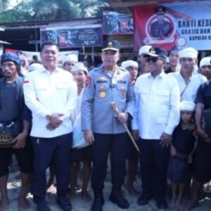 Bakti Sosial Polda Banten dan Pemprov Banten Sentuh Masyarakat Baduy di Lebak