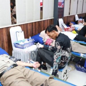 BPN Banten Gelar Donor Darah, 105 Pegawai Jadi Relawan Kemanusiaan