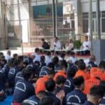 Kepala Lapas dan warga binaan mengikuti doa bersama di Lapas Sukabumi