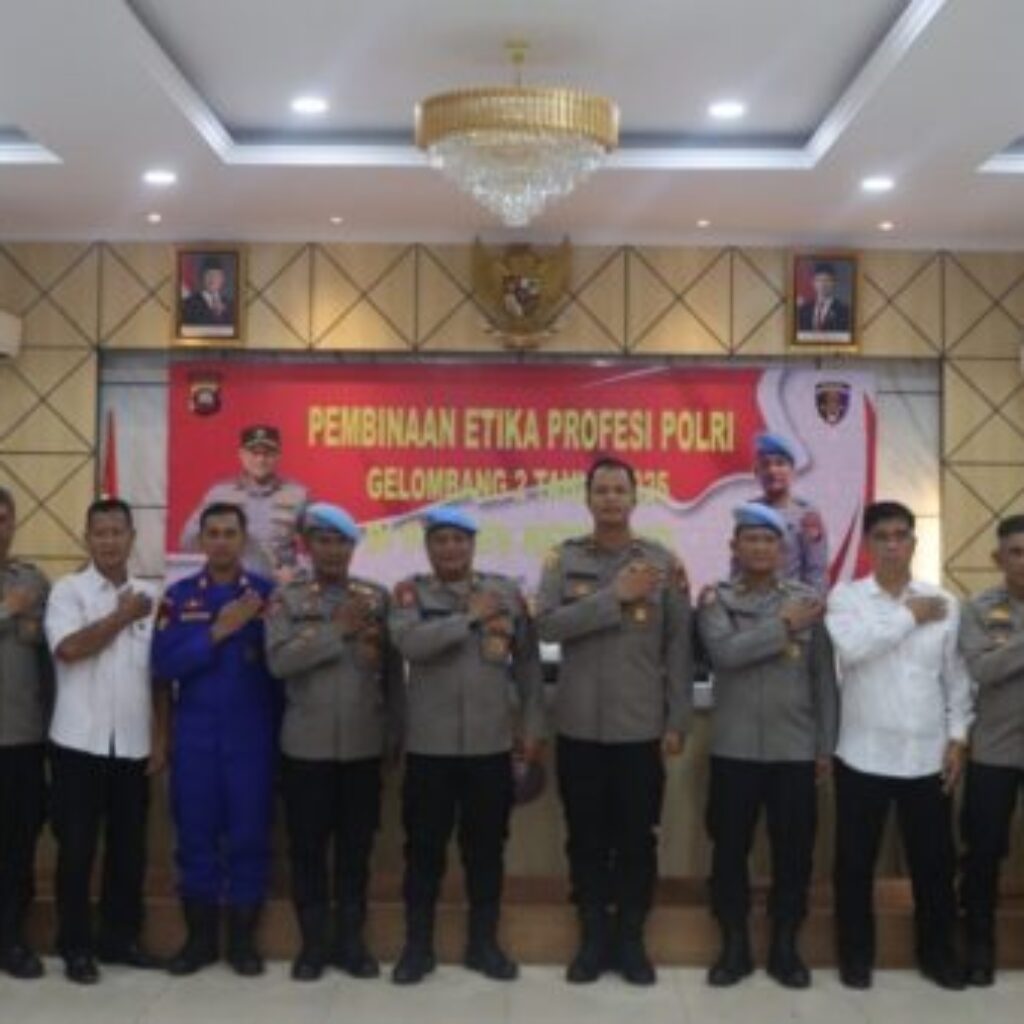 Pembinaan Etika Profesi Polri di Polres Ketapang, Anggota Ditekankan Jauhi Pelanggaran