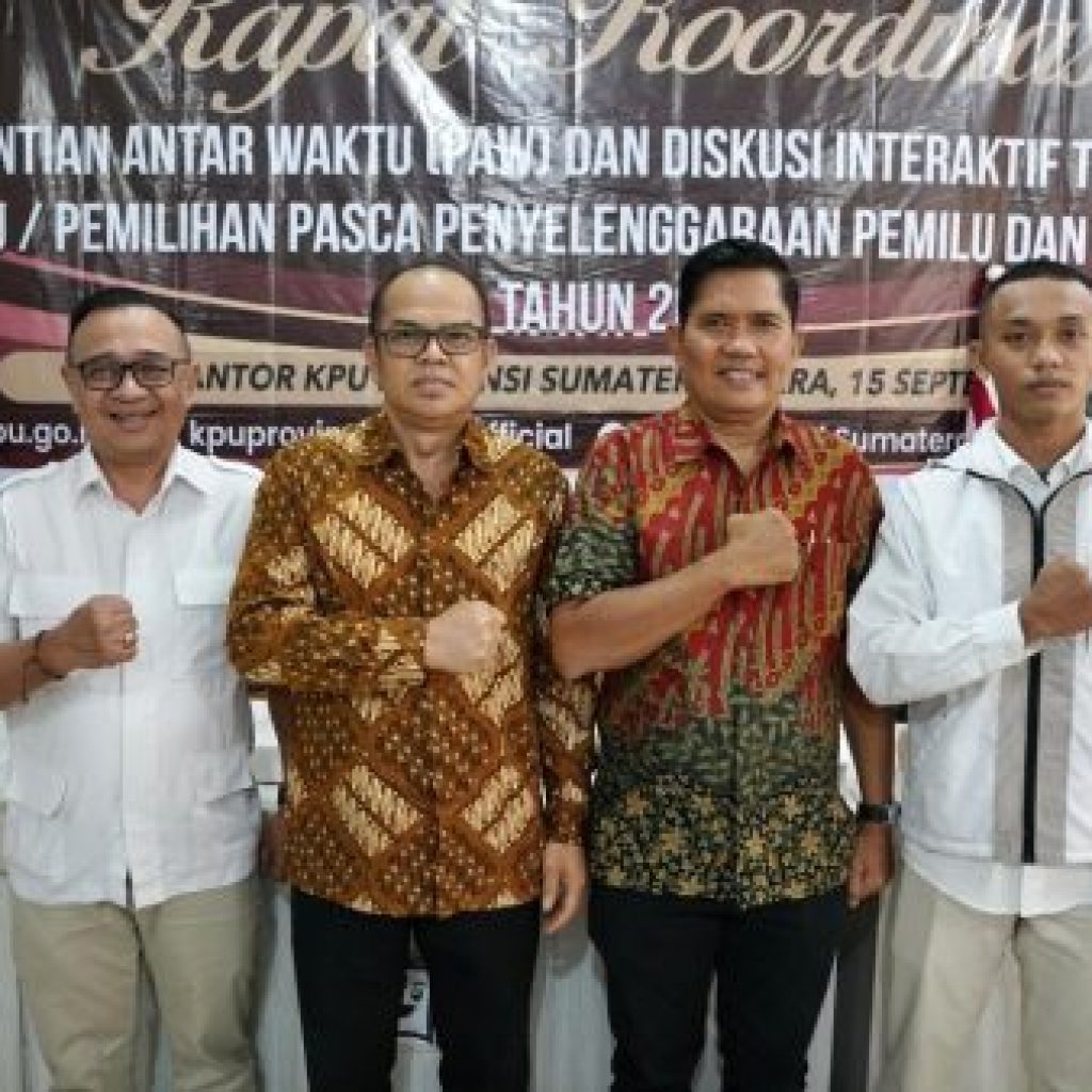 Gerindra Sumut Hadiri Rakor PAW KPU, Bobby Octavianus Tegaskan Komitmen Demokrasi