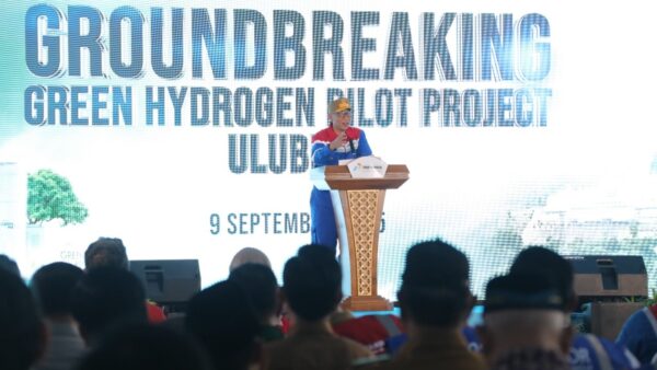Ground breaking Green Hydrogen Project Pertamina di Ulubelu Lampung