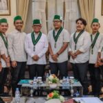 ubernur Banten Andra Soni saat menerima kunjungan HMI Badko Jabodetabek-Banten