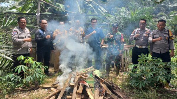 Polsek Tumbang Titi bongkar arena judi sabung ayam di Desa Pebihingan Ketapang