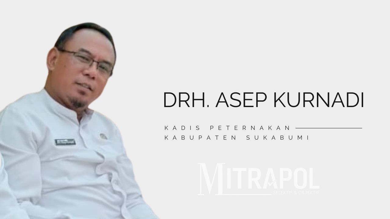 Kadis Peternakan Sukabumi Drh. Asep Kurnadi saat wawancara tentang program peternakan