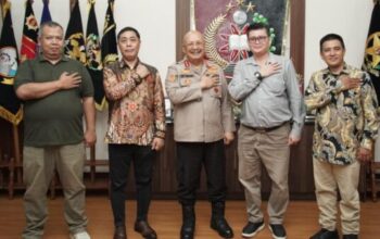 Kalemdiklat Polri Komjen Chryshnanda Dwilaksana saat menerima audiensi PWRC