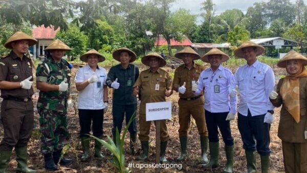 Lapas Ketapang menanam 1.000 pohon kelapa dalam rangka mendukung ketahanan pangan