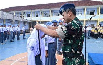 Komandan Lanud Husein membuka LDKPD SMK Angkasa di Bandung