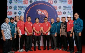 Lomba mancing Dishub DKI Jakarta dalam rangka Hari Perhubungan Nasional ke-80