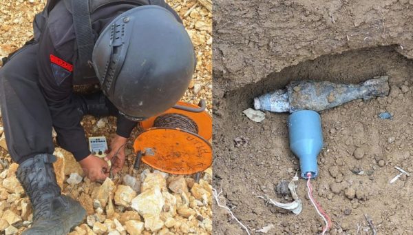 Tim Brimob Polda Sumut lakukan disposal mortir di Tapanuli Selatan