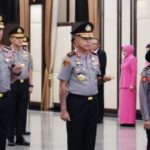 Upacara kenaikan pangkat 27 Pati Polri di Mabes Polri Jakarta