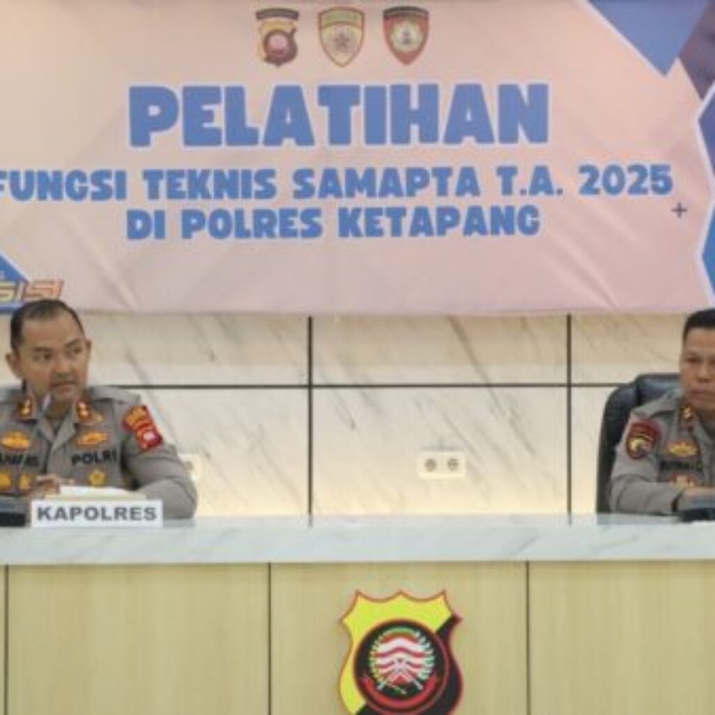 Polres Ketapang Gelar Pelatihan Fungsi Samapta, Kapolres Tekankan Kesiapsiagaan Personel