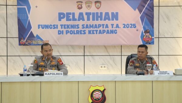 Pelatihan Samapta Polres Ketapang dipimpin Kapolres Ketapang