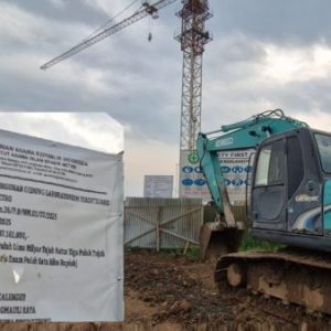 Pembangunan Gedung Laboratorium IAIN Metro 6 Lantai Habiskan Rp45,7 Miliar, LSM Turun Awasi Proyek