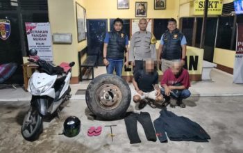 Barang bukti pencurian ban truk yang diamankan Polres Ketapang
