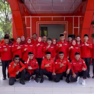 Peringati Hari Lahir Pancasila, Anggota Fraksi PDIP Lampung Gelar Upacara