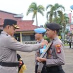 Polres Ketapang menggelar upacara PTDH terhadap seorang anggota
