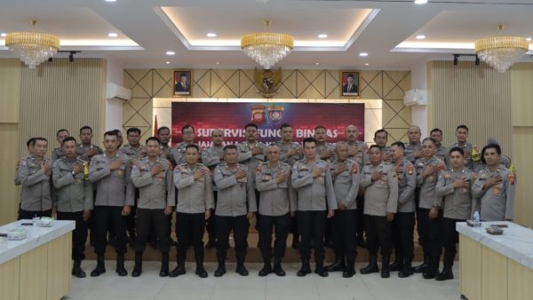 Polres Ketapang menerima kunjungan supervisi Binmas dari Polda Kalbar