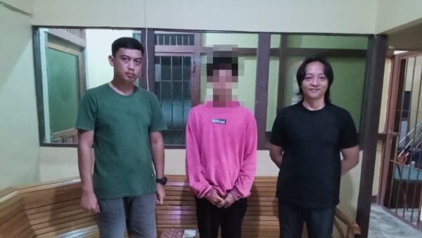 Polisi mengamankan pelaku narkoba berinisial FB di Ketapang