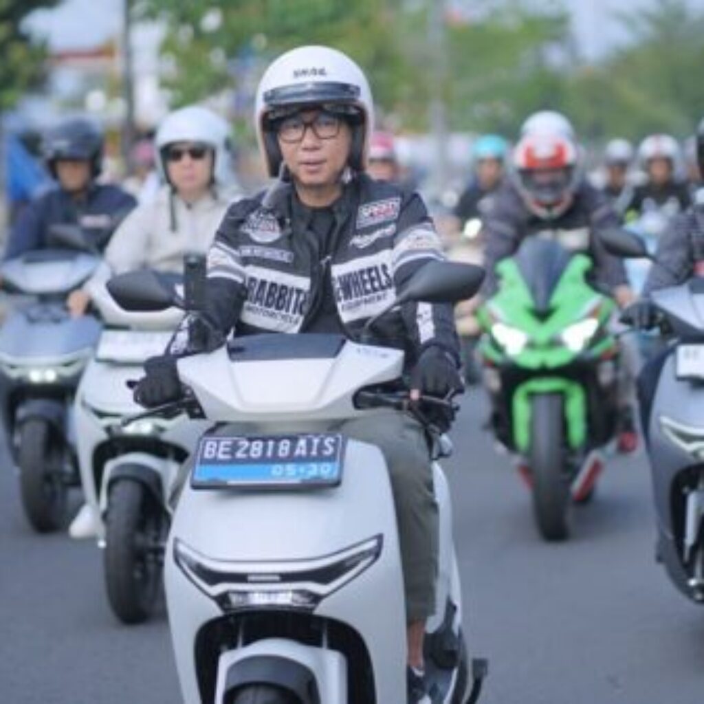 Sunmori Lampung: Ratusan Biker Konvoi, Gubernur Dorong Wisata dan Safety Riding