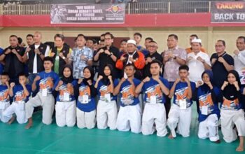 Wali Kota Medan Rico Waas membuka Kejuaraan Tarung Derajat Piala Wali Kota Medan 2025