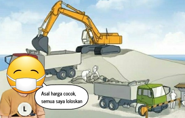 Aktivitas Galian C Diduga Tanpa Izin Masih Terjadi di Sabang