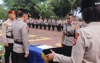 Kapolres Lebak Pimpin Sertijab Kapolsek Warunggunung dan Kapolsek Sobang
