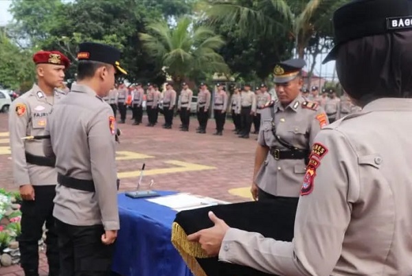 Kapolres Lebak Pimpin Sertijab Kapolsek Warunggunung dan Kapolsek Sobang