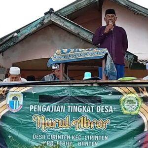Kepala Desa Cirinten Hadiri Pengajian Bulanan Nurul Abror Bersama Ulama dan Masyarakat