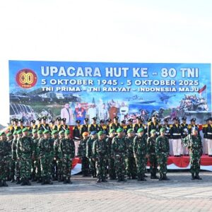 HUT ke-80 TNI di Palembang: Kodam II/Sriwijaya Tegaskan Komitmen “TNI PRIMA, TNI Rakyat, Indonesia Maju”