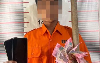 Kurang dari 24 Jam, Polsek Bahorok Berhasil Tangkap Pelaku Pencurian dengan Pemberatan