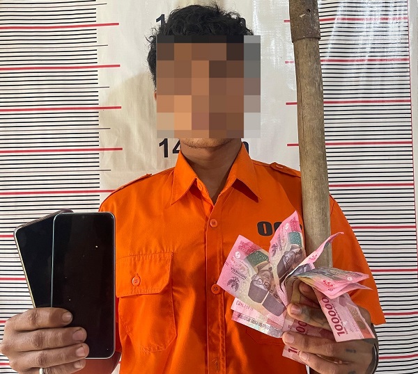 Kurang dari 24 Jam, Polsek Bahorok Berhasil Tangkap Pelaku Pencurian dengan Pemberatan