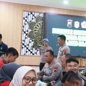 Peringatan Hari PMI 2025, Polres Blora Donorkan 100 Kantong Darah 