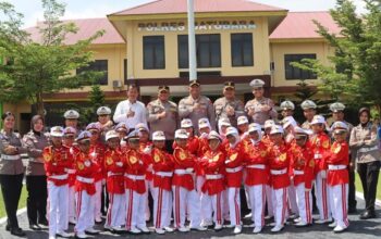 Polres Batu Bara Latih Polisi Cilik, Tanamkan Disiplin dan Tertib Lalu Lintas Sejak Dini