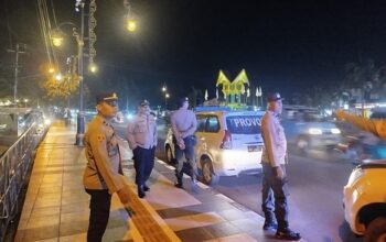 Polres Ketapang Gelar Patroli Malam Antisipasi Balap Liar di Pusat Kota