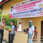 Polres Simalungun Salurkan 10 Ton Beras Murah untuk Bantu Warga