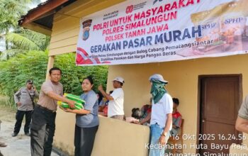 Polres Simalungun Salurkan 10 Ton Beras Murah untuk Bantu Warga