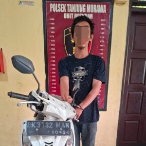 Tanjung Morawa Polsek Tanjung Morawa Bekuk Pelaku Curanmor, Satu Unit Sepeda Motor Berhasil Diamankan