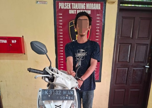 Polsek Tanjung Morawa Ringkus Pelaku Curanmor, Barang Bukti Diamankan
