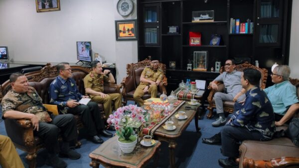 Sekdaprov Lampung menerima kunjungan Universitas Saburai untuk kerja sama peningkatan kompetensi ASN