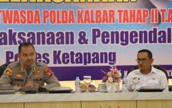 Tim Itwasda Polda Kalbar saat melakukan audit kinerja di Polres Ketapang, Kalimantan Barat.