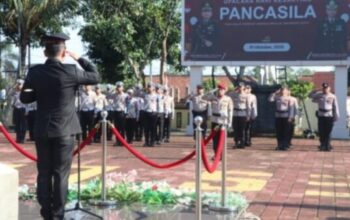 Kapolres Lebak memimpin upacara Hari Kesaktian Pancasila 2025