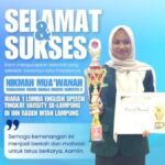 Mahasiswi IAI Darul A’mal Lampung Raih Juara 1 English Speech Competition Se-Lampung